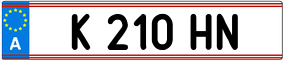 Truck License Plate